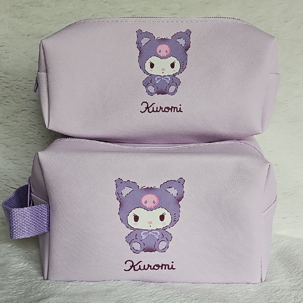 Kuromi Lavender Cosmetic Bags